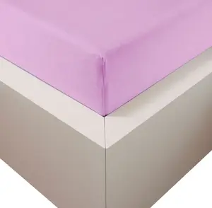 Простыня на подгонке Premium Plus Fine Jersey 180-200 x 200-220 см Лаванда 260 г/м², 47,5% хлопок мако, 47,5% лиоцелл, 5% эластан Traumschloss