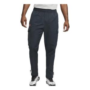 Штаны fc barcelona тканые футбольные штаны Nike, синий