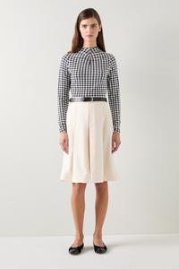 Водолазка с принтом в клетку Laurie Lk Bennett, черный