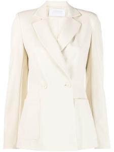 Harris Wharf London двубортный блейзер, нейтральный цвет