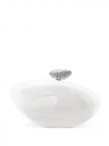 Клатч Armonia с украшением Benedetta Bruzziches, белый