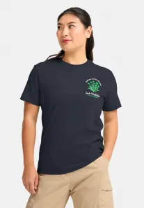 Футболка с принтом carefree tw Jack Wolfskin, Plant Dark Navy