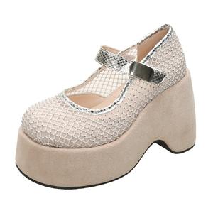 Туфли Мэри Джейн на платформе женские Alxnan, Black