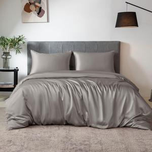 THXSILK Комплект постельного белья из 100% шёлка TXHSILK 7A+ Grey