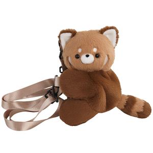 Очаровательная универсальная плюшевая кукла Panda Bag Dolls высотой 28 см Number One Dream Factory Guli Guli