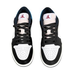 Баскетбольные кроссовки Air 1 мужские с низким верхом университетские синие/черные/белые Jordan
