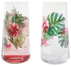 Стаканы для дринков 2 предмета Ritzenhoff, зеленый/розовый