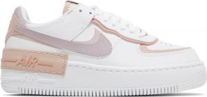 Кроссовки Nike Wmns Air Force 1 Shadow 'White Pink Oxford', белый