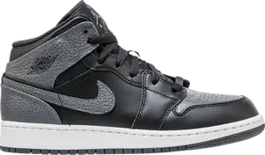 Кроссовки Air Jordan 1 Retro Mid GS, темно-серый