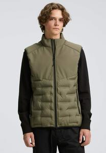 Куртка TOM TAILOR DENIM Waistcoat, Jungle Soil Green/Khaki