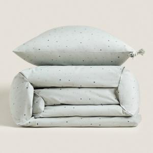 Пододеяльник с принтом Zara Home Stars, голубой