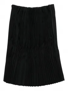 Плиссированная юбка миди Comme Des Garcons, черный