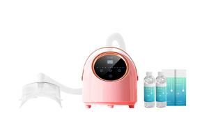 Массажер для глаз с ионным распылением для снятия усталости глаз, профессиональная спа-машина для паровой маски для глаз ve616 VLVEE, розовый