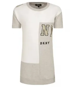 Платье Dkny Kids, серый