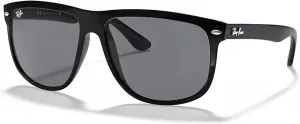 Солнцезащитные очки Ray-Ban RB4147 Boyfriend для мужчин и женщин + комплект с аксессуарами, Black / Dark Grey