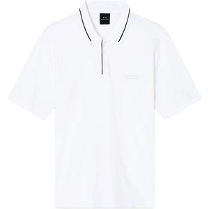Футболка-поло AE для мужчин ARMANI EXCHANGE, белый