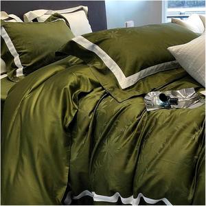 YIZUFU Комплект постельного белья из египетского хлопка 1200 нитей Green