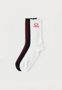 Пусть сердечко 3 упаковки носков Hugo, Black/Red/White
