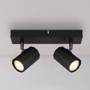 Потолочный светильник Globo Lighting James Typ A, утюг - 2-х ламповый - черный