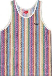 Топ Supreme Knit Stripe Tank Top 'Multicolor', разноцветный
