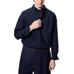 UNIQLO Рубашка Unisex Navy Blue