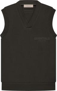 Жилет Fear of God Essentials V Neck Vest 'Off Black', черный