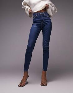 Джинсы Topshop Jamie насыщенного синего цвета