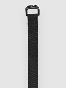 Ремень Nike D-Ring Heringbone Web Elongated Tail Gürtel, black/matte black