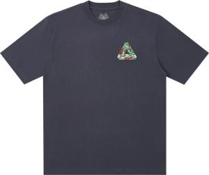 Футболка Palace Jungle Camo Tri-Ferg T-Shirt 'Navy', синий