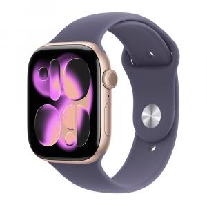 Умные часы Apple Watch Series 11 (GPS+Cellular), 42 мм, Rose Gold Aluminum Case/Purple Fog Sport Band - M/L