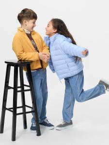 Джинсы EZY regular fit Uniqlo, 63 blue