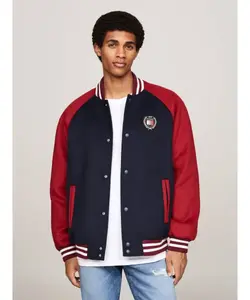 Бомбер Regular fit Tommy Jeans, синий