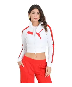 Белый свитер на молнии, будущий архив Puma, белый