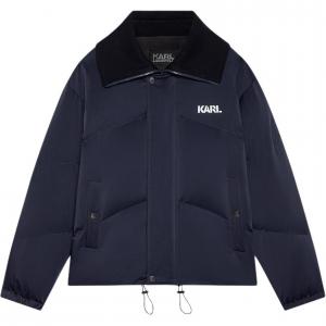 Пуховик KARL LAGERFELD FW25 для мужчин KARL LAGERFELD / Karl Lagerfeld Jeans, темно-синий