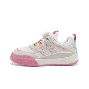 Детские кроссовки для скейтбординга с амортизацией, износостойкие, дышащие, с низким верхом BIG WASP, розовый/красная