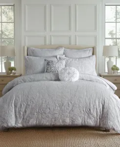 Комплект постельного белья Alessio Textured из 3 предметов, размер Full/Queen Levtex, серый