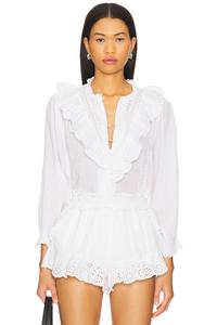 Французская блузка Show Me Your Mumu, white eyelet
