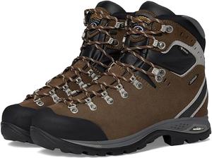 Мужские трекинговые ботинки ASOLO Greenwood EVO GV из водоотталкивающей кожи Perwanger с амортизирующей подошвой, высокие, с резиновым носком, Major Brown