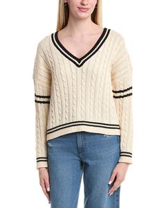 Свитер в косичку Lea & Viola Lea & Viola, белый