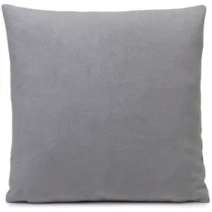 Декоративная подушка Darco Uni, 1 шт., размеры: 45 x 45 см, с наполнителем Gözze, серебристый/однотонный