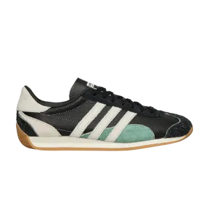 Кроссовки adidas Wmns Country OG 'Black White Silver Green', черный