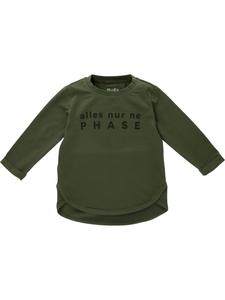 Рубашка с длинными рукавами. Это всего лишь этап, зеленый. MaBu Kids