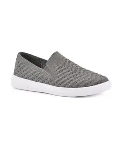 Женские кеды Courage Slip On White Mountain, серебряный