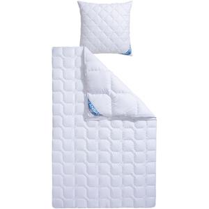 Комплект Fan Kansas одеяло из микрофибры + подушка, 4-сезона, белый