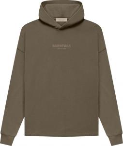 Худи Fear of God Essentials Relaxed Hoodie 'Wood', коричневый