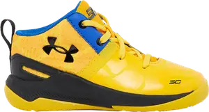 Кроссовки Under Armour Curry 2 Retro TD Double Bang, желтый