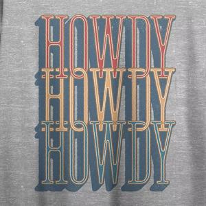 Детская футболка Howdy Howdy Howdy с графическим рисунком