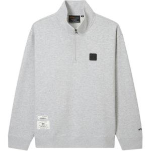Свитшот мужской Alpha Industries, серый