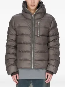 Куртка-пуховик с капюшоном Rick Owens, коричневый