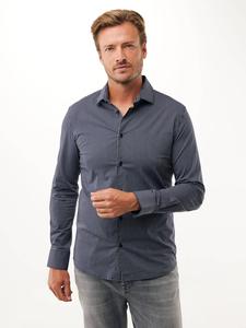 MEXX Рубашка 'Aneto' в облегающем крое, морской синий